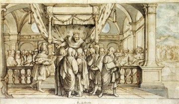  hans - La arrogancia de Roboam Renacimiento Hans Holbein el Joven